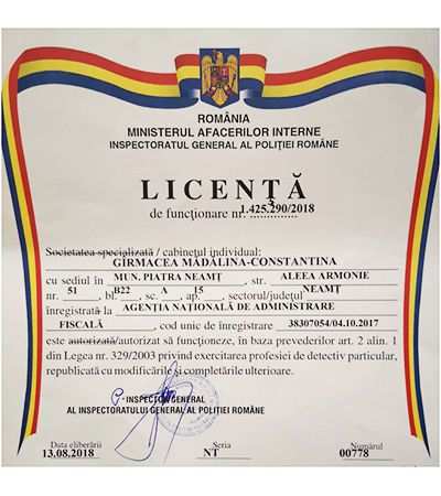 Indagini investigazioni in Romania E.A.Investigazioni in Partnership con G.M.C.