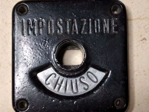 INDICATORE PER BAGNI DI VAGONE FERROVIARIO DI EPOCA POST 2deg GUERRA