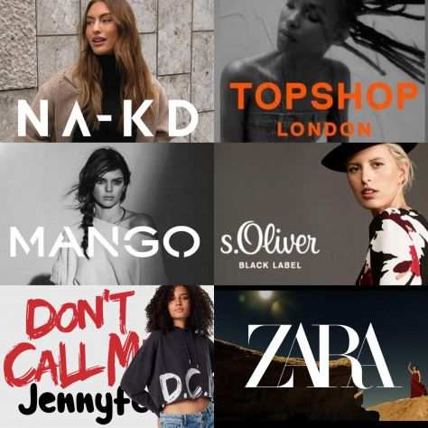 INGROSSO ABBIGLIAMENTO STOCK NUOVO ZARA S.OLIVER MANGO NA-KD HampM BERSHKA