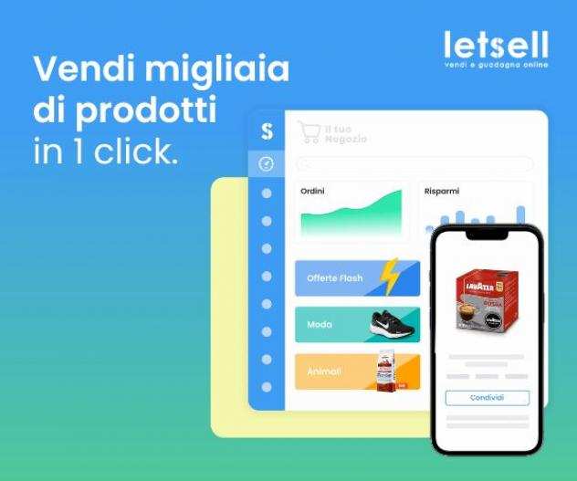 Inizia a vendere e guadagnare online con un catalogo di migliaia di prodotti inclusi