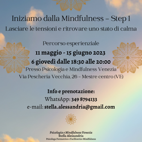 Iniziamo dalla Mindfulness ndash Step 1 Lasciare le tensioni e ritrovare la calma