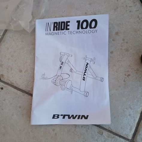 INRIDE 100 home trainer Decathlon x bici