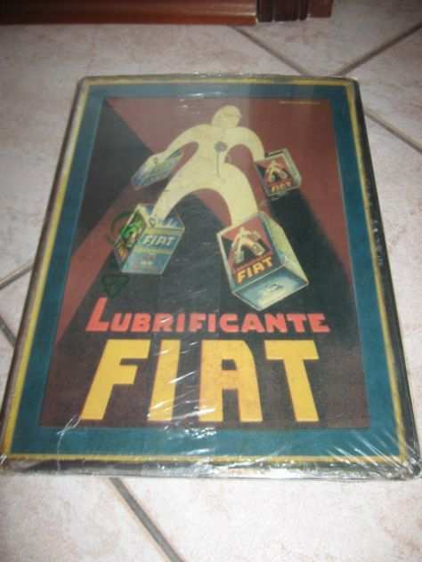 INSEGNA LUBRIFICANTE FIAT