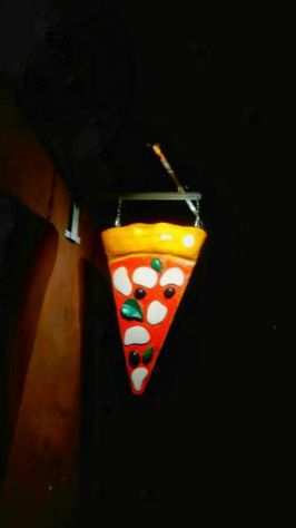 Insegna Pizza a bandiera - Luminosa a GROSSETO