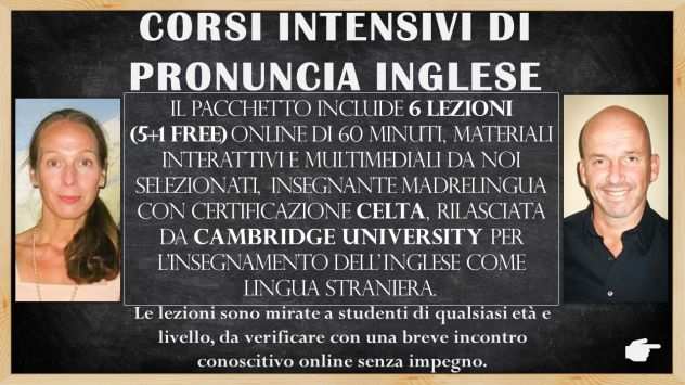 Insegnanti madrelingua CELTA lezioni Inglese online