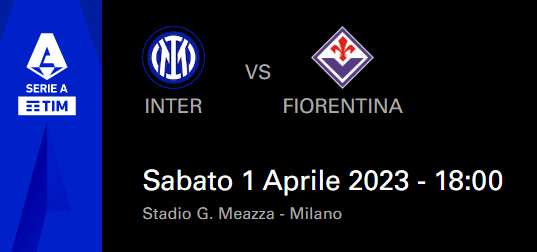 Inter Fiorentina Secondo anello verde 01042023 ore 18.00 (Curva nord)