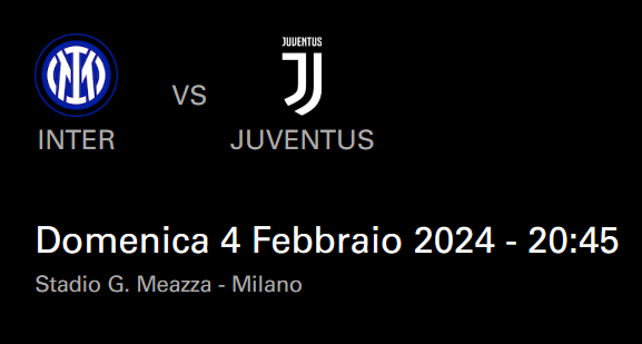 Inter Juventus 2 Anello Rosso 2 Biglietti