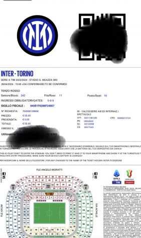 Inter Milan - Torino 2 ticket