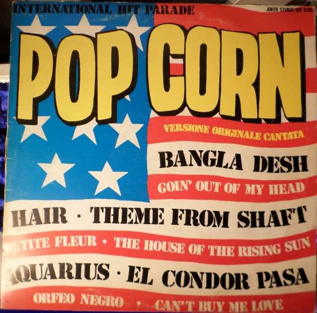 INTERNATIONAL HIT PARADE 1971 - Pop Corn - LP  33 giri 1971