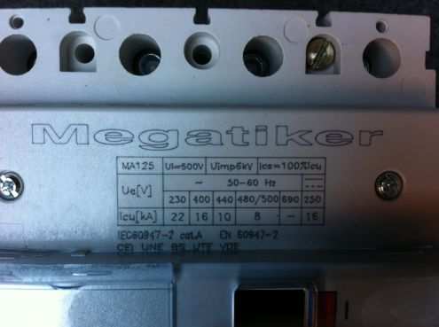 interrutore megatiker MA125
