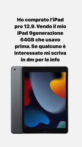 iPad 10.2 9 generazione 62GB