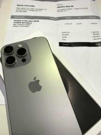 Iphone 15pro max 256GB