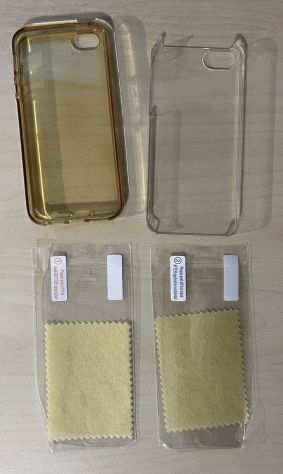 iPhone 5 - 2x vetri protezione display 2 cover