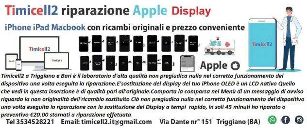 IPhone display rotto