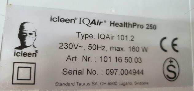 IQAir HealthPro 250 New Edition depura aria. Profe