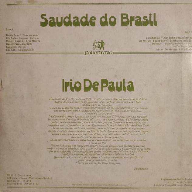 Irio De Paula - Saudade do Brasil - Very Very Rare 1St Pressing - Bossa Nova Jazz - Signed by Irio De Paula - Album LP (oggetto singolo) - Prima stam