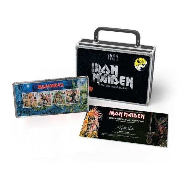 Iron Maiden, Limited Edition Platinum Eddie Stamps - Royal Mail - RARE - Cofanetto - 2023 - Edizione limitata numerata