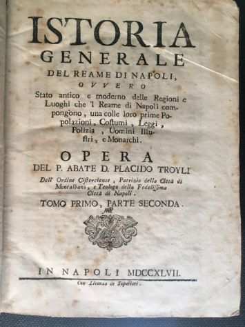 Istoria generale del Reame di Napoli