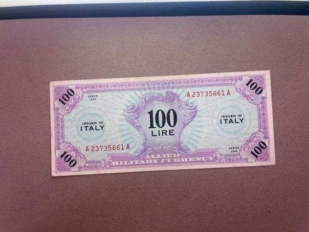 Italia. - 100 Lire 1943 - Allied Military Currency - Gigante AM 6A