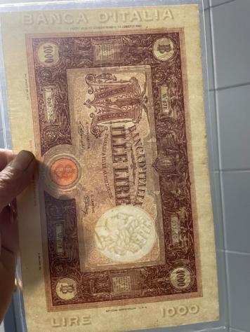 Italia. - 1.000 Lire 12071946 - Prima banconota della Repubblica - R3