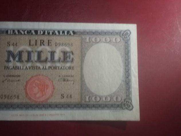 Italia - 1000 Lire 1947 quotItaliaquot (Testina) - Gigante BI 53A