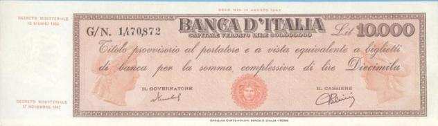 Italia - 10.000 Lire 12061950 - Gigante BI 72F