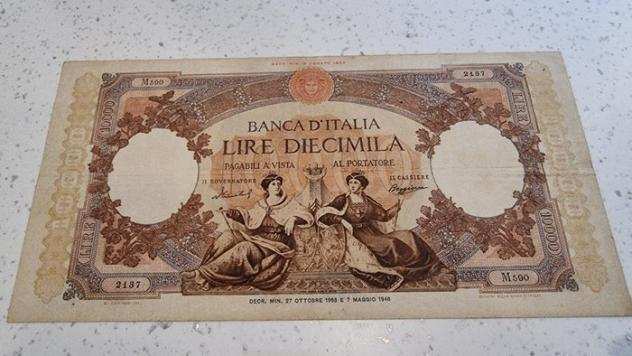 Italia. 10.000 Lire 1953 - Gigante BI 73G