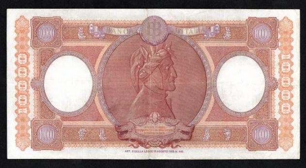 Italia. 10.000 Lire 24031962 quotRegine del Marequot - Gigante BI 73T