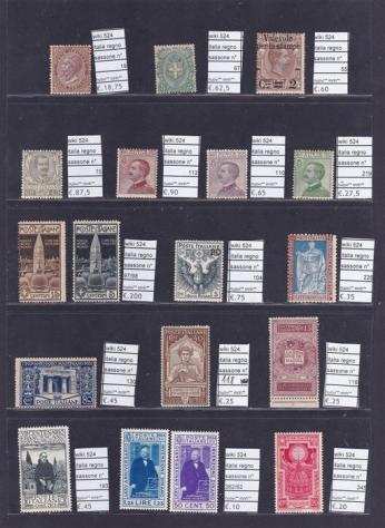 Italia 1850 - Bella selezione regno MNH catalogo euro 1469 - sassone