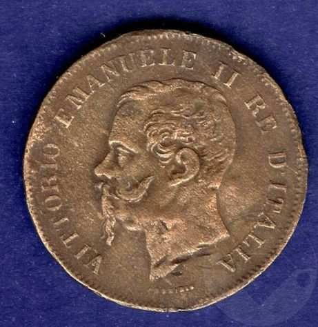 ITALIA 1862 Monete 5 Centesimi - MB
