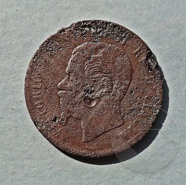 ITALIA 1863 Monete 10 Centesimi - B e BB