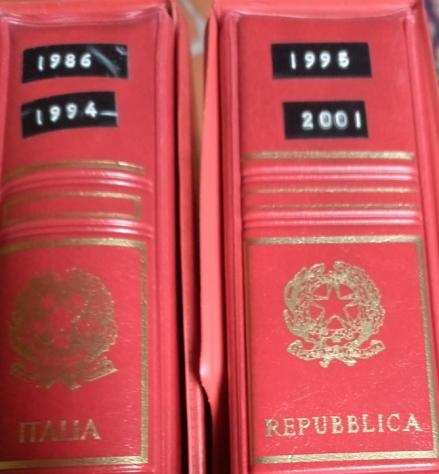 Italia 19862001 - Repubblica Italiana dal 1986 al 2001 album in quartine senza francobolli - sassone 17512578
