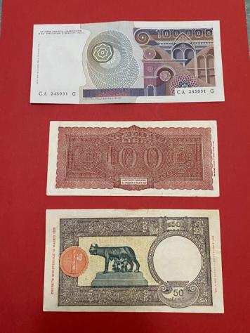 Italia - 3 banknotes - Various dates
