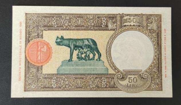 Italia - 50 Lire 13021943 - Gigante BI 8C