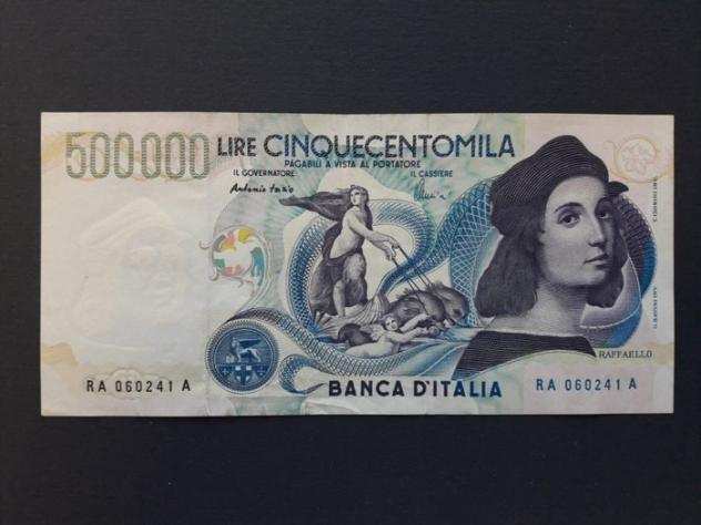 Italia. - 500.000 Lire 1997 - Raffaello - Gigante BI 86A - Pick 118 (Senza Prezzo di Riserva)