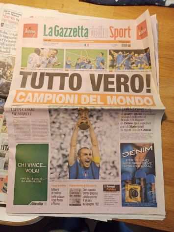 Italia Campione del Mondo 2006 - Quotidiani - Corriere Gazzetta dello Sport