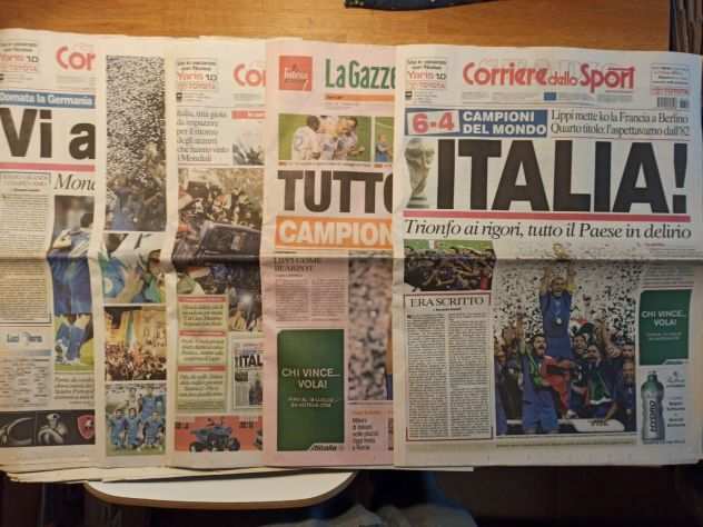 Italia Campione del Mondo 2006 - Quotidiani - Corriere Gazzetta dello Sport