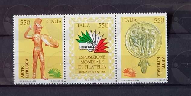 ITALIA francobolli serie EXPO FILATELIA 1984-1992