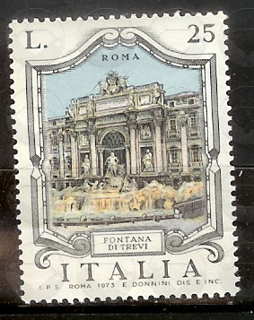 ITALIA francobolli serie FONTANE