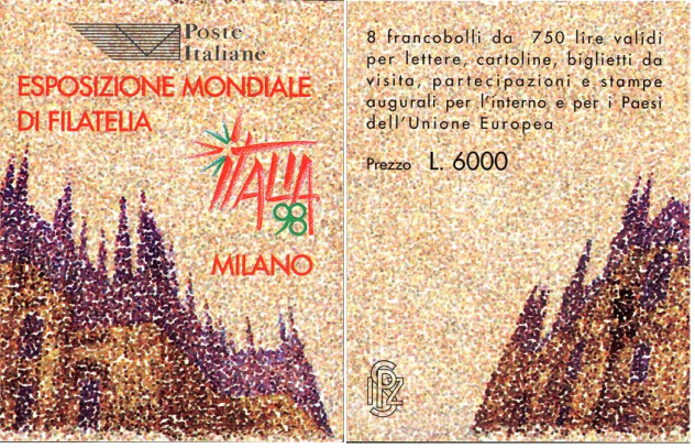 ITALIA libretti 1996-1998 da 8 e 6 francobolli