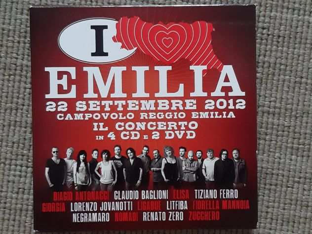 Italia loves Emilia 22092012 CD e DVD