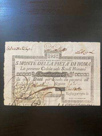 Italia, Papal State - 95 Scudi 1797 Monte della Pietagrave di Roma