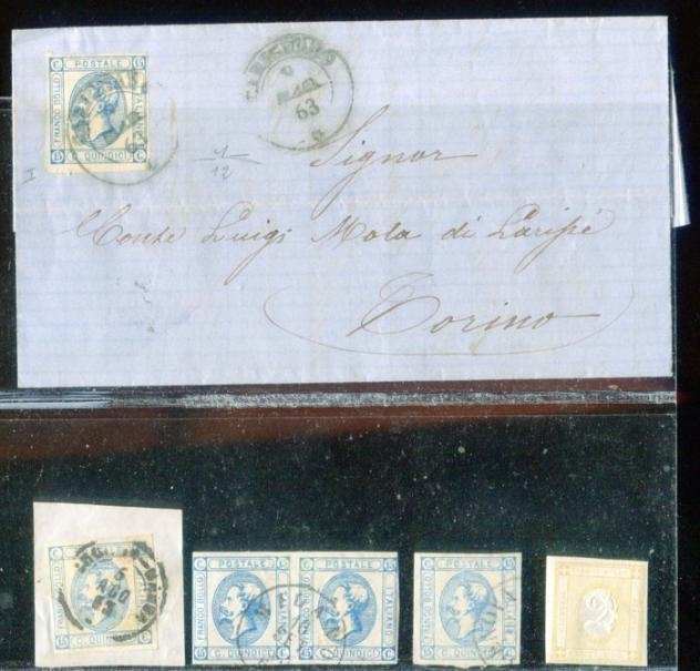 Italia Regno 18621863 - Sassone 10, 12, 13