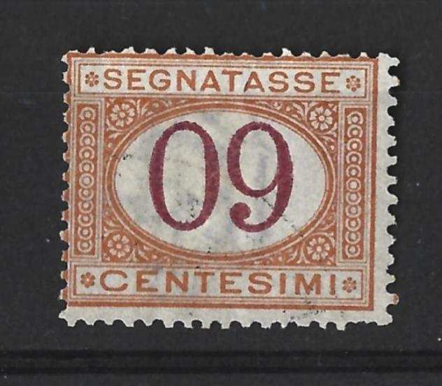 Italia Regno 18901890 - Italia 1890, segnatasse, francobollo da 60 centesimi - Sass. n.26a