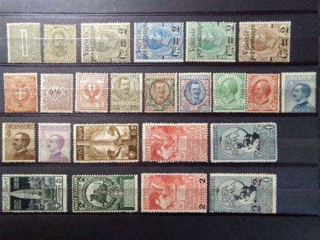 Italia Regno 18901944 - Italia Regno 18901944 Selezione di oltre 540 francobolli nuovi gomma integra differenti - Sassone 2020