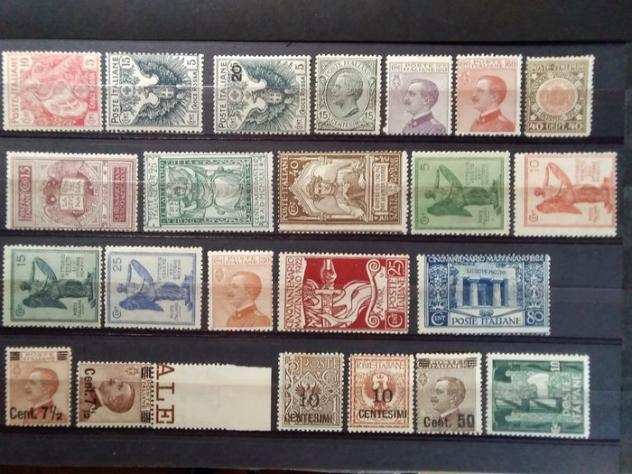 Italia Regno 18901944 - Italia Regno 18901944 Selezione di oltre 540 francobolli nuovi gomma integra differenti - Sassone 2020