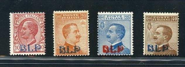 Italia Regno 1921 - Sovrastampati quotBLPquot - la prima serie - Sassone N. BLP 14