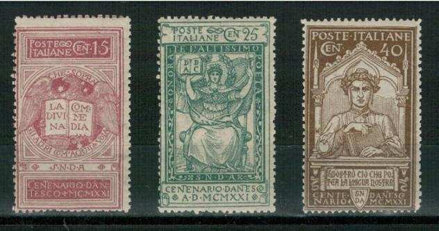 Italia Regno 19211923 - N. 2 serie cpl. S.20-S.26, valori integri. - Sassone 2024