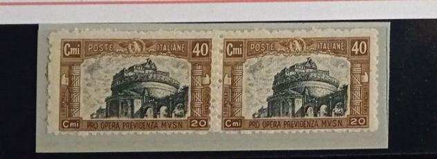 Italia Regno 1926 - Pro Opera di previdenza 4020 Cent. bruno grigio - Sassone 206d