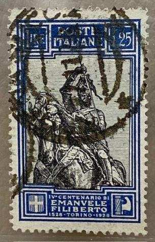 Italia Regno 1928 - 1,25 lire nascita E. Filiberto usato ben centrato - Sassone N. 235 I